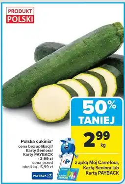 Carrefour Cukinia polska Carrefour oferta