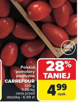 Carrefour Pomidory podłużne Carrefour oferta