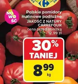 Carrefour Pomidory malinowe podłużne Carrefour oferta