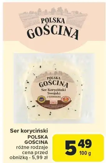 Carrefour Ser koryciński Polska Gościna oferta