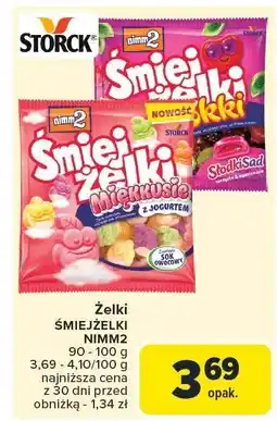 Carrefour Żelki Śmiejżelki NiMm2 Storck oferta