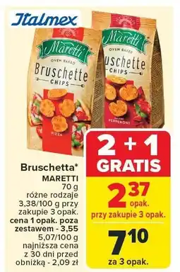 Carrefour Bruschetta Maretti oferta