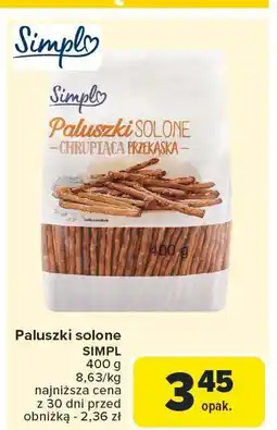 Carrefour Paluszki solone Simplо oferta