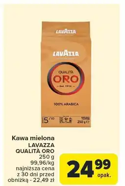 Carrefour Kawa mielona Lavazza Qualita Oro oferta