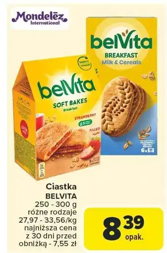 Carrefour Ciastka Belvita oferta