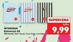 Kaufland Kołozeszyt a5/100k. coca-cola Interdruk oferta