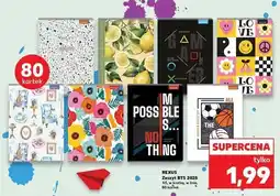 Kaufland Zeszyt a5/80k linia Rexus oferta