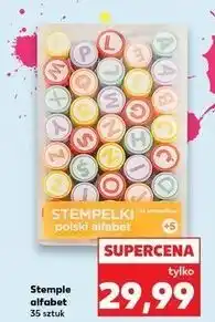 Kaufland Stemple polski alfabet 35 el oferta