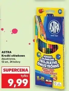 Kaufland Kredki ołówkowe trójkątne Astra oferta