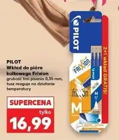 Kaufland Wkłady do pióra kulkowego frixion pilot niebieski Pilot Frixion oferta