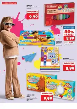 Kaufland Plastelina brokatowa Herlitz oferta