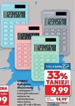 Kaufland Kalkulator kieszonkowy k-dt2082 Donau Tech oferta