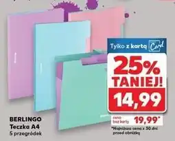 Kaufland Teczka a4 5 przegródek Berlingo oferta