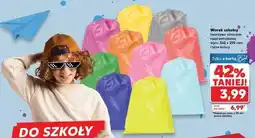 Kaufland Worek szkolny oferta