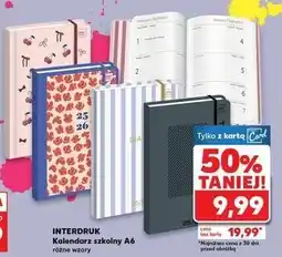Kaufland Kalendarz książkowy a6 Interdruk oferta