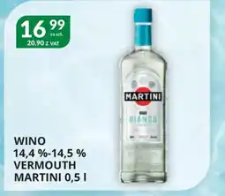 Eurocash Cash & Carry Wino 14,4-14,5 % vermouth martini oferta