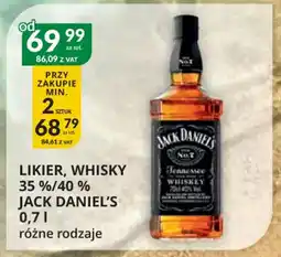 Eurocash Cash & Carry Likier, whisky 35%/40% jack daniel's oferta