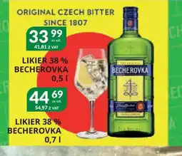 Eurocash Cash & Carry Likier 38 % becherovka oferta