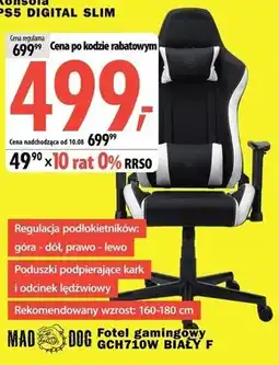 Media Expert Fotel gamingowy oferta