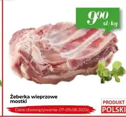 Społem Żeberka wieprzowe Data oferta