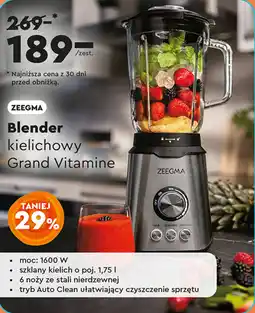 Biedronka ZEEGMA Blender kielichowy Grand Vitamine oferta