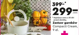 Biedronka Zestaw garnków Compacti Cream oferta