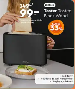 Biedronka ZEEGMA Toster Tostee Black Wood oferta