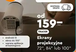 Biedronka TRACER Ekrany projekcyjne oferta