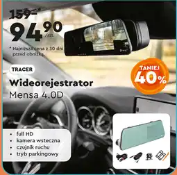 Biedronka TRACER Wideorejestrator Mensa 4.0D oferta