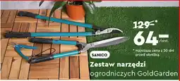 Biedronka SANICO Zestaw narzędzi ogrodniczych GoldGarden oferta