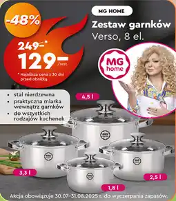 Biedronka MG HOME Zestaw garnków Verso oferta