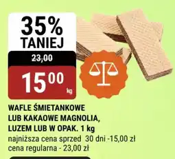 bi1 WAFLE ŚMIETANKOWE LUB KAKAOWE MAGNOLIA oferta