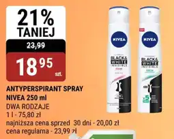 bi1 ANTYPERSPIRANT SPRAY NIVEA 250 ml oferta
