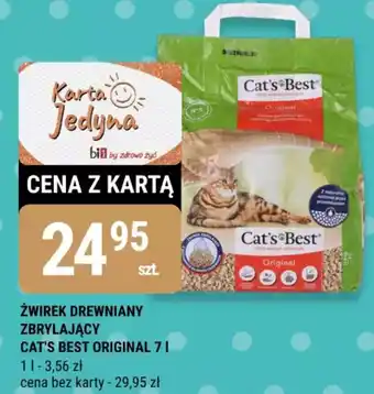 bi1 ŻWIREK DREWNIANY ZBRYLAJĄCY CAT'S BEST ORIGINAL oferta