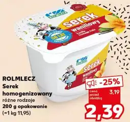 Kaufland ROLMLECZ Serek homogenizowany oferta