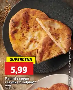 Lidl Panini z serem i szynką z indyka Piekarnia Lidla oferta
