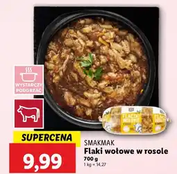 Lidl Flaki wołowe w rosole Smakmak oferta