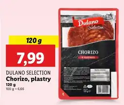 Lidl Chorizo plastry Dulano Selection oferta