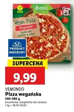 Lidl Pizza wegańska VEMONDO oferta