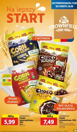 Lidl Płatki Crownfield śniadaniowe XXL oferta