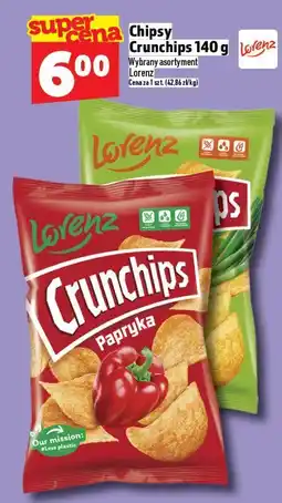Topaz Chipsy Crunchips 140g Lorenz oferta