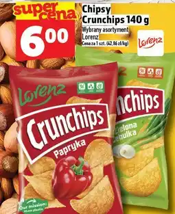 Topaz Chipsy Crunchips papryka Lorenz oferta