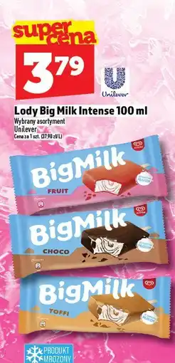 Topaz Lody Big Milk Intense Unilever oferta