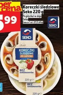 Topaz Koreczki śledziowe Seko oferta