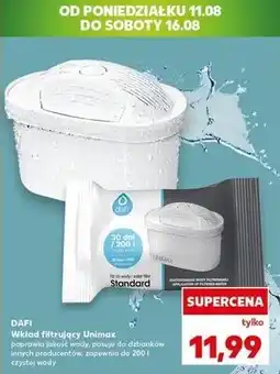 Kaufland Wkłady standard unimax Dafi oferta