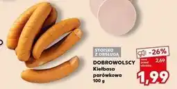 Kaufland Kiełbasa parówkowa Dobrowolscy oferta