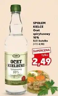 Kaufland Ocet 10 % Społem Kielce oferta