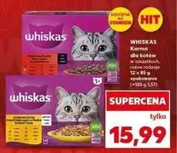 Kaufland Potrawka w galaretce smaki wołowe Whiskas oferta