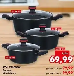 Kaufland Garnek aluminiowy 26 cm Style & Cook oferta