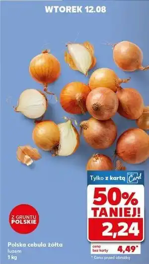 Kaufland Cebula żółta polska oferta